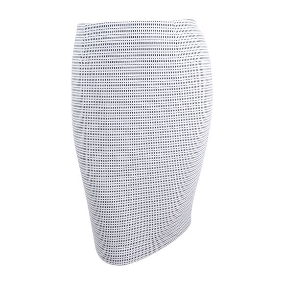 Kasper Women's Petite Dot Straight Pencil Skirt - Ivory/Black - Picture 1 of 2